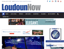 Tablet Screenshot of loudounnow.com